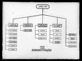 Reprodução do organograma da Administração do Instituto Oswaldo Cruz