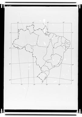 Reprodução de mapa do Brasil