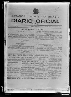Reprodução de página do Diário Oficial de 12 de outubro de 1949