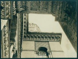 Detalhe da fachada principal do Pavilhão Mourisco