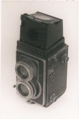 Câmera fotográfica utilizada para registrar eventos ocorridos durante a participação do Brasil na...