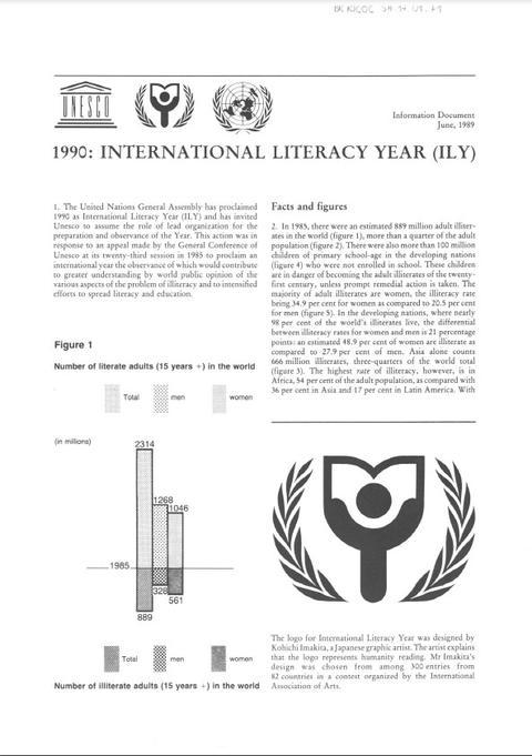 1990: International Literacy Year (ILY)