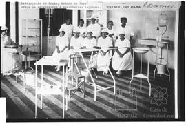 Lazarópolis do Prata, Estado do Pará - Grupo de enfermeiros e enfermeiras leprosos