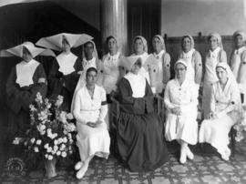 Enfermeiras  da Escola de Enfermagem Carlos Chagas (EECC). Belo Horizonte, MG
