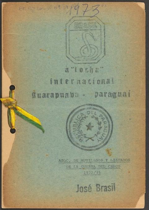 Livreto "A tocha internacional Guarapuava - Paraguai"