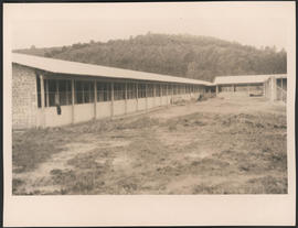 Vista lateral de um pavilhão do Sanatório João Penido
