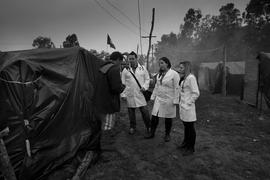 Médicos em acampamento do MST em Santana do Livramento