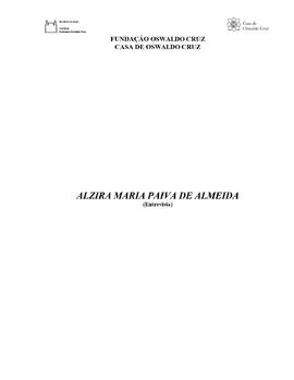 Alzira Maria Paiva de Almeida