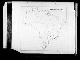 Reprodução de mapa sobre brucelose animal e humana no Brasil