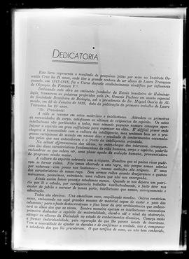 Reprodução do livro "Helminthos e helminthoses do homem, no Brasil", 1936, de Heraldo M...