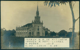 Igreja Nossa Senhora de Nazareth. Praça S. Nery - Labrea. Rio Purus