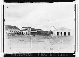 Prisão, quartel da força policial e largo onde se realizam feiras aos sábados