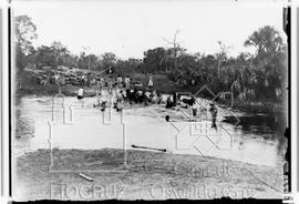 Travessia da expedição pela cabeceira do Rio Negro