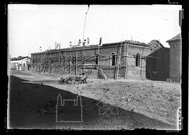 Construção do anexo ao templo dominicano