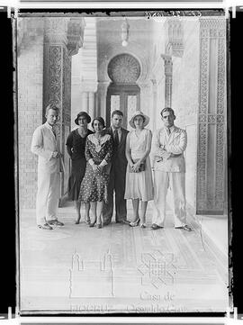 Grupo de visitantes no Instituto Oswaldo Cruz