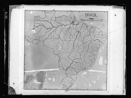 Mapa linear do Brasil