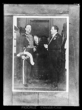 Miguel Ozório de Almeida em sua posse na Academia Brasileira de Letras