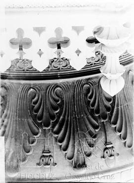 Detalhe da cúpula e ornamento do Pavilhão Mourisco