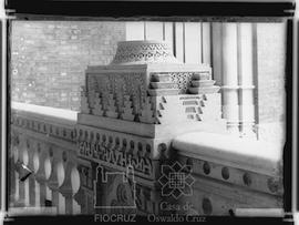 Detalhe da varanda do Pavilhão Mourisco