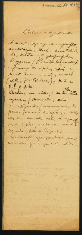 Carbunculo Symptomatico