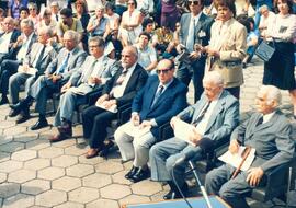 Cerimônia de reintegração dos pesquisadores cassados