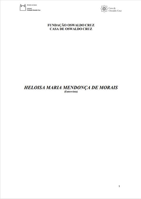 Heloisa Maria Mendonça de Morais