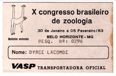 X Congresso Brasileiro de Zoologia