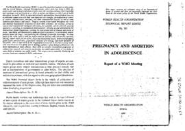 Pregnancy and Abortion in Adolescence