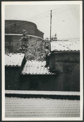 Vista de cidade na Itália durante a Segunda Guerra Mundial