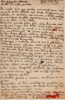 Carta de Virgínia Portocarrero para os pais