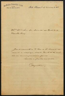 Documentos enviados à direção do Instituto Oswaldo Cruz