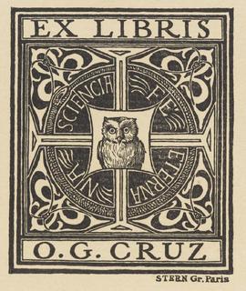 Ex-libris de Oswaldo Cruz