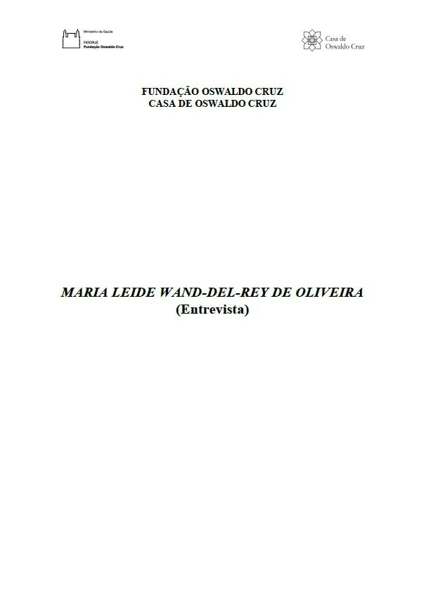 Maria Leide Wand-Del-Rey de Oliveira