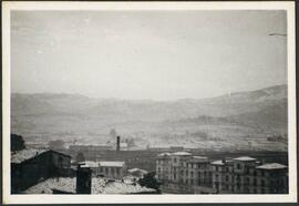 Vista de cidade na Itália durante a Segunda Guerra Mundial