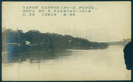 Vapor carvoeiro, Rio Purús, boca do Rio Pauhiny