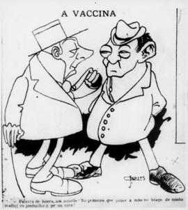 Charge alusiva à lei de obrigatoriedade da vacina antivariólica. "A Vacina". Revista Ta...