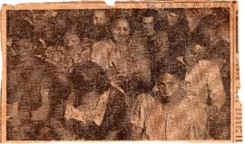 Recorte de jornal sobre o curso de enfermeiras