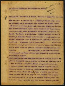 Do Valor do Diagnóstico Microscópio da Peste