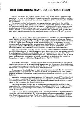 Our children: May god protect them