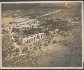 Vista áerea do Sanatório de Maracanaú e arredores