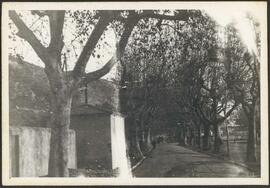 Paisagem no interior da Itália durante a Segunda Guerra Mundial