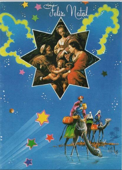 Cartão desejando feliz natal