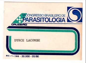 VI Congresso Brasileiro de Parasitologia