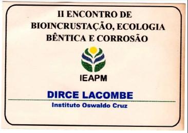 II Encontro de Bioincrustação, Ecologia Bêntica e Corrosão