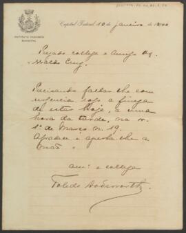 Correspondência entre Oswaldo Cruz e outros Missivistas