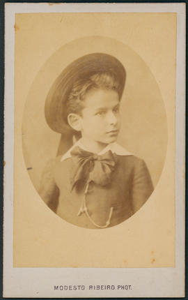 Arthur Moncorvo Filho com 11 anos de idade