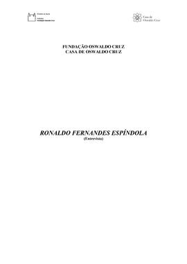 Ronaldo Fernandes Espíndola