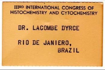 IIIrd International Congress of Histochemistry and Cytochemistry