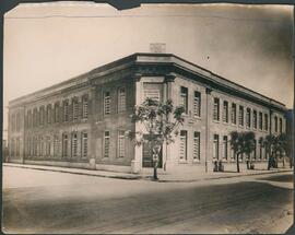Entrada do pavilhão anexo a Santa Casa de Rio Grande
