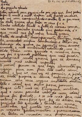 Carta de Virgínia Portocarrero para o pai